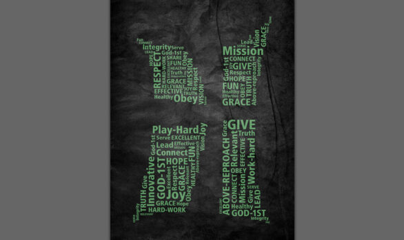 Hope Community Church Word Cloud Canvas